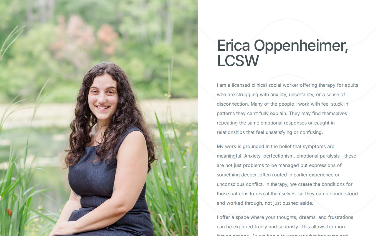 Erica Offner Erica Oppenheimer, LCSW